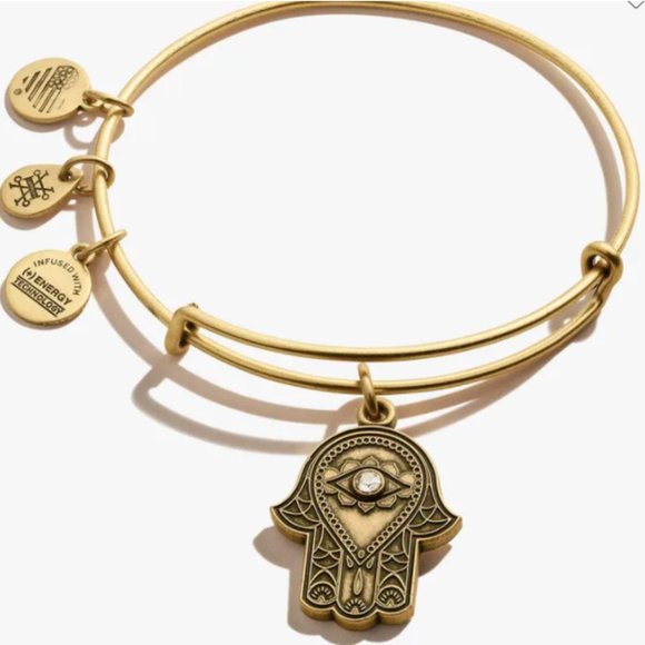Hamsa Charm Bangle - Picture 1 of 1